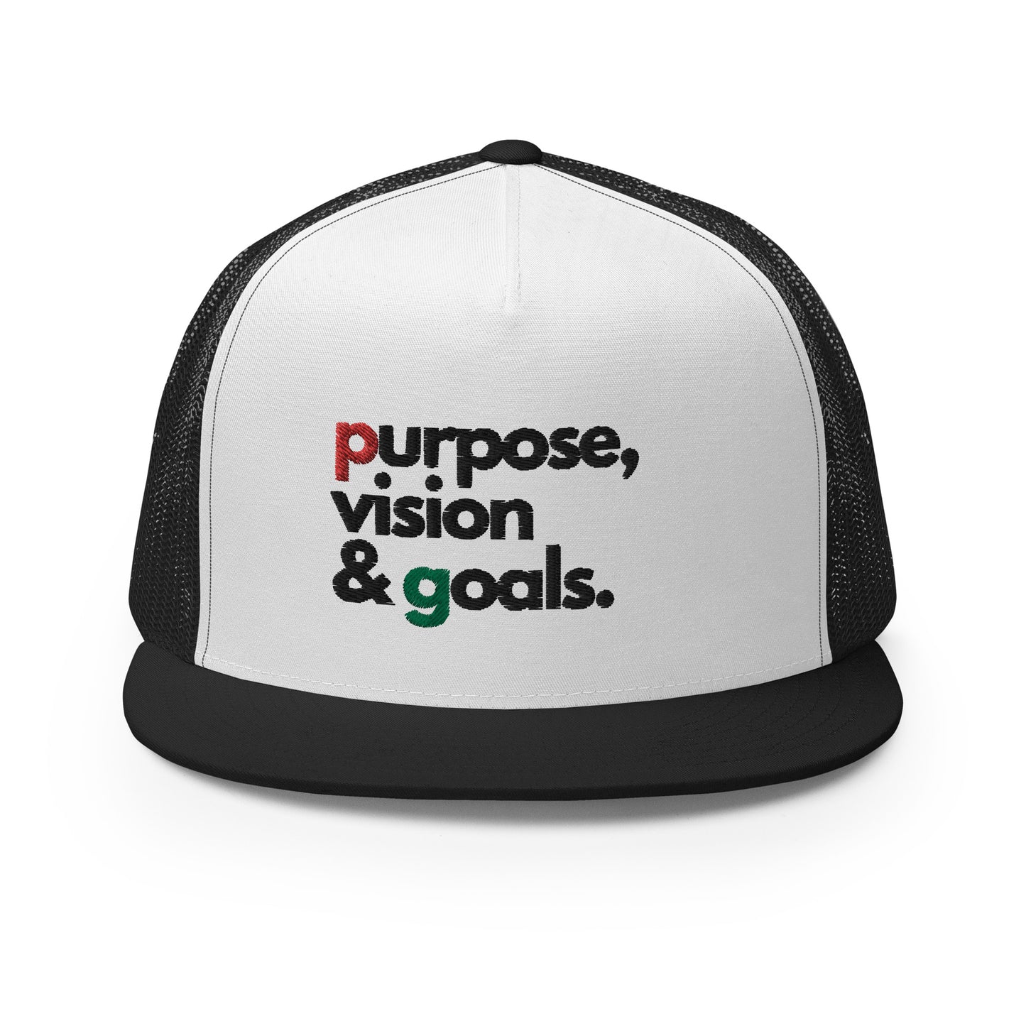 Purpose Vision & Goals Trucker Hat