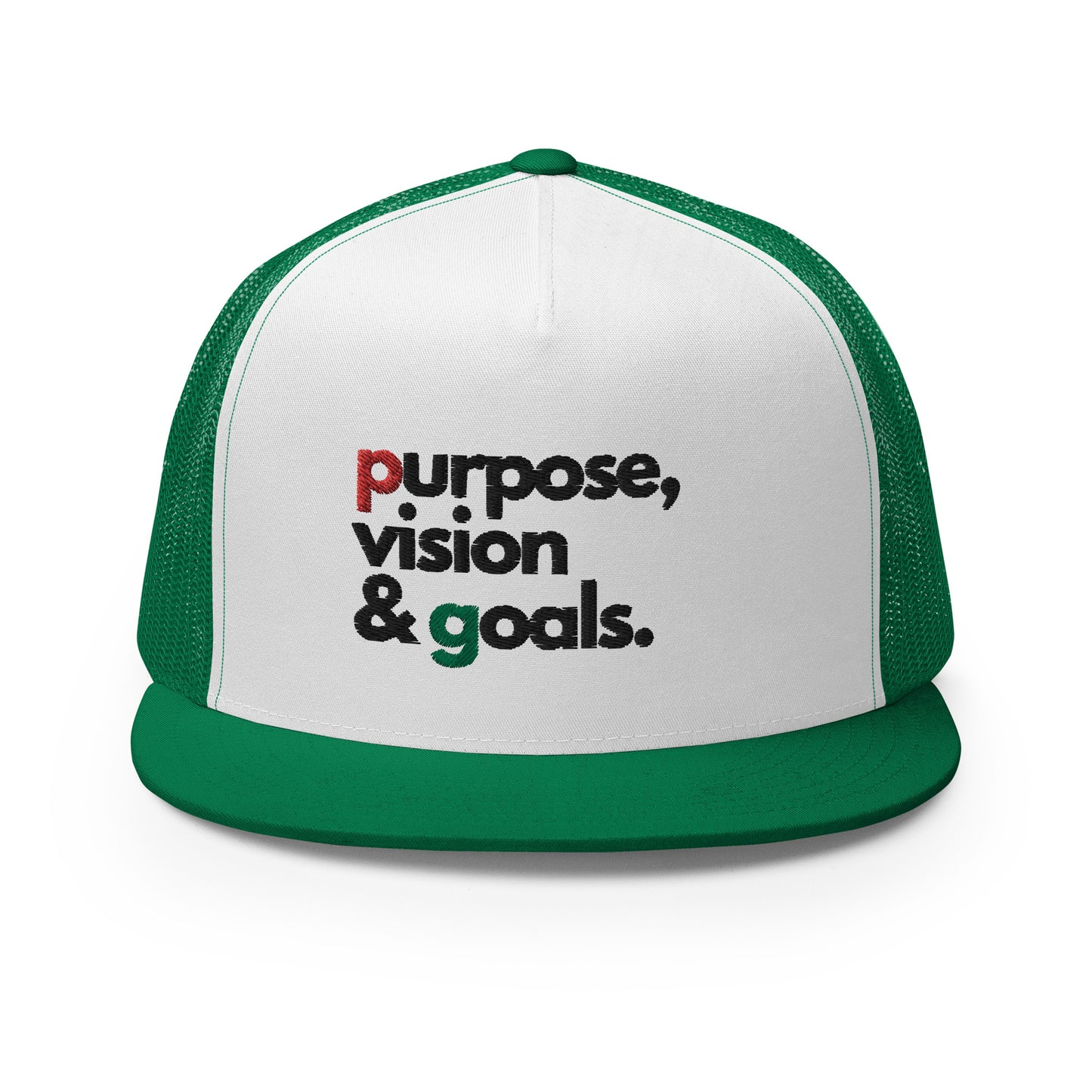 Purpose Vision & Goals Trucker Hat