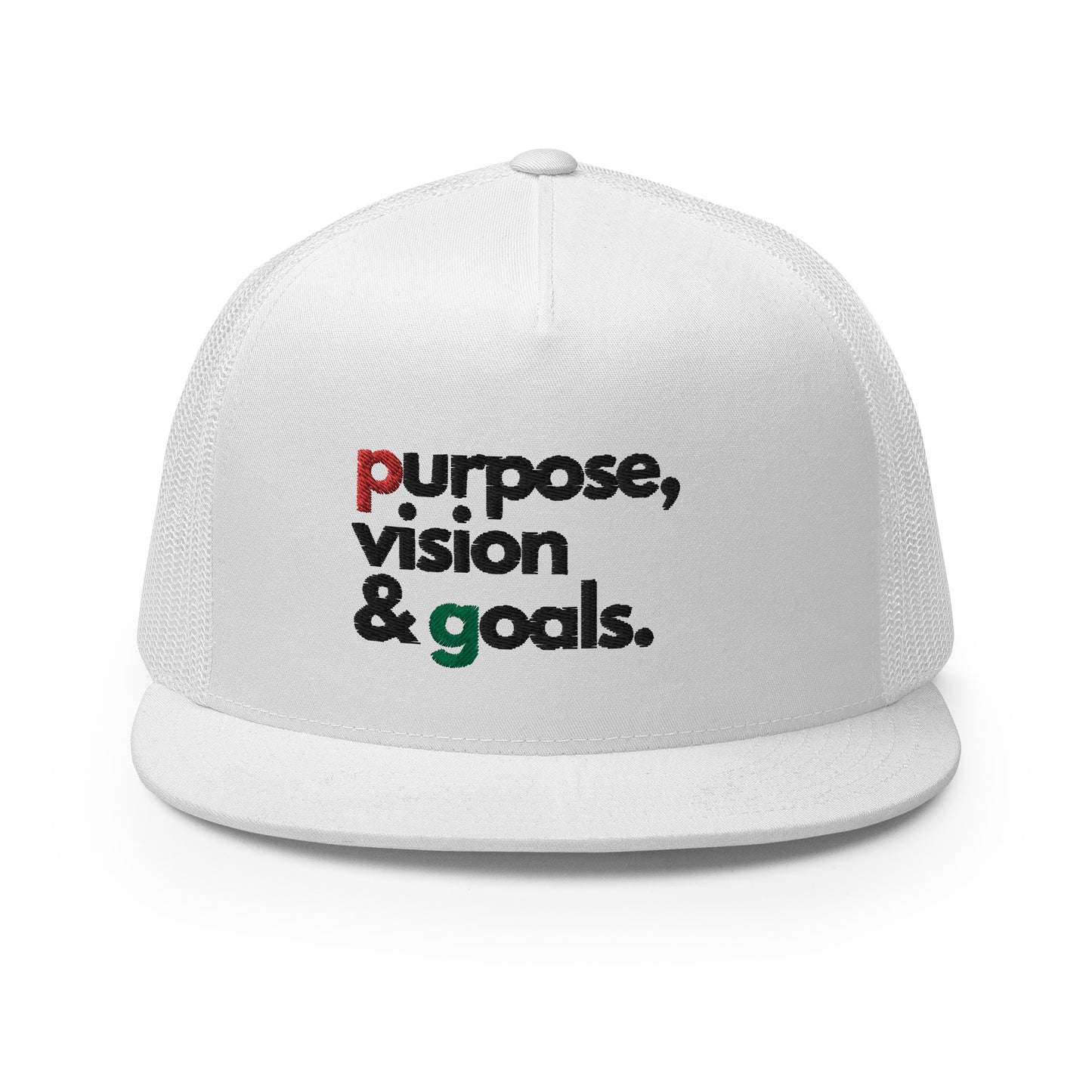 Purpose Vision & Goals Trucker Hat