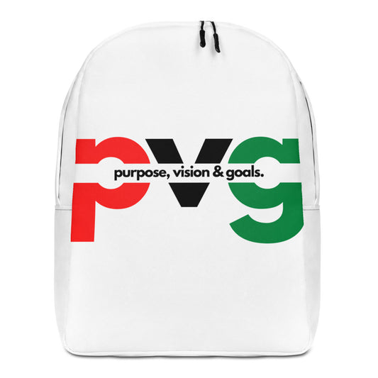 Purpose Vision & Goals PVG Minimalist Backpack