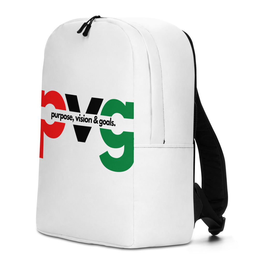 Purpose Vision & Goals PVG Minimalist Backpack