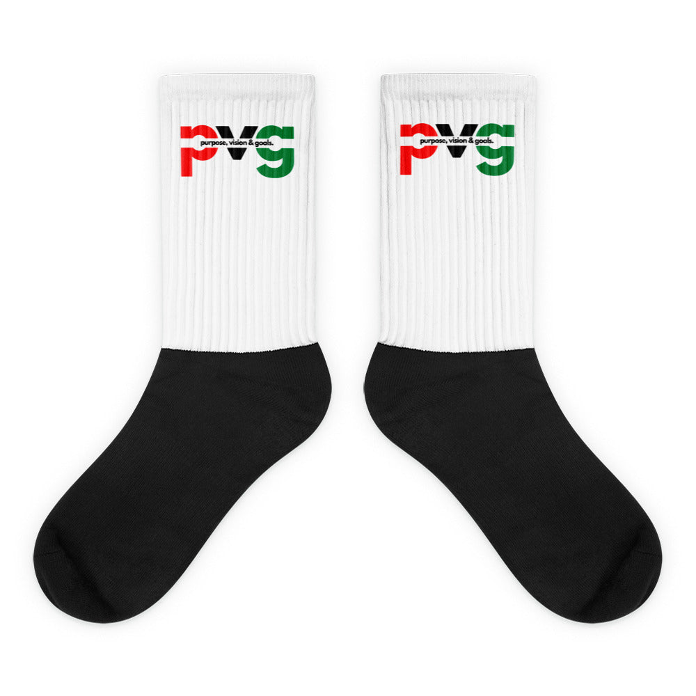 Purpose Vision & Goals PVG Socks