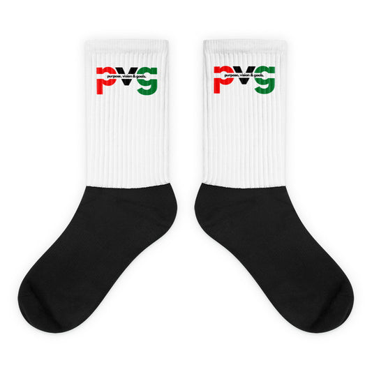 Purpose Vision & Goals PVG Socks