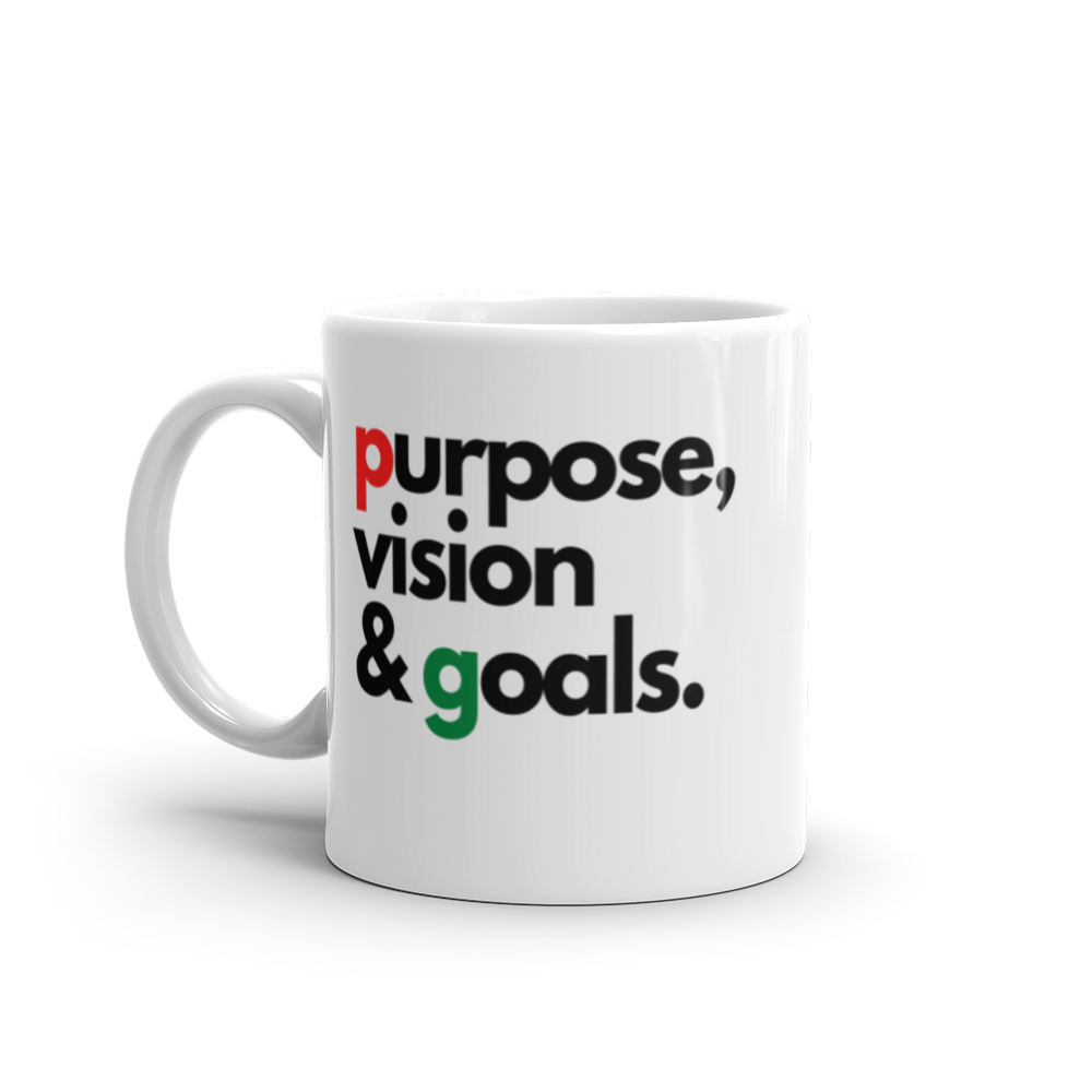 Purpose Vision & Goals Ceramic Mug