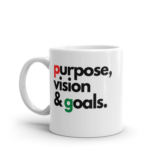 Purpose Vision & Goals Ceramic Mug