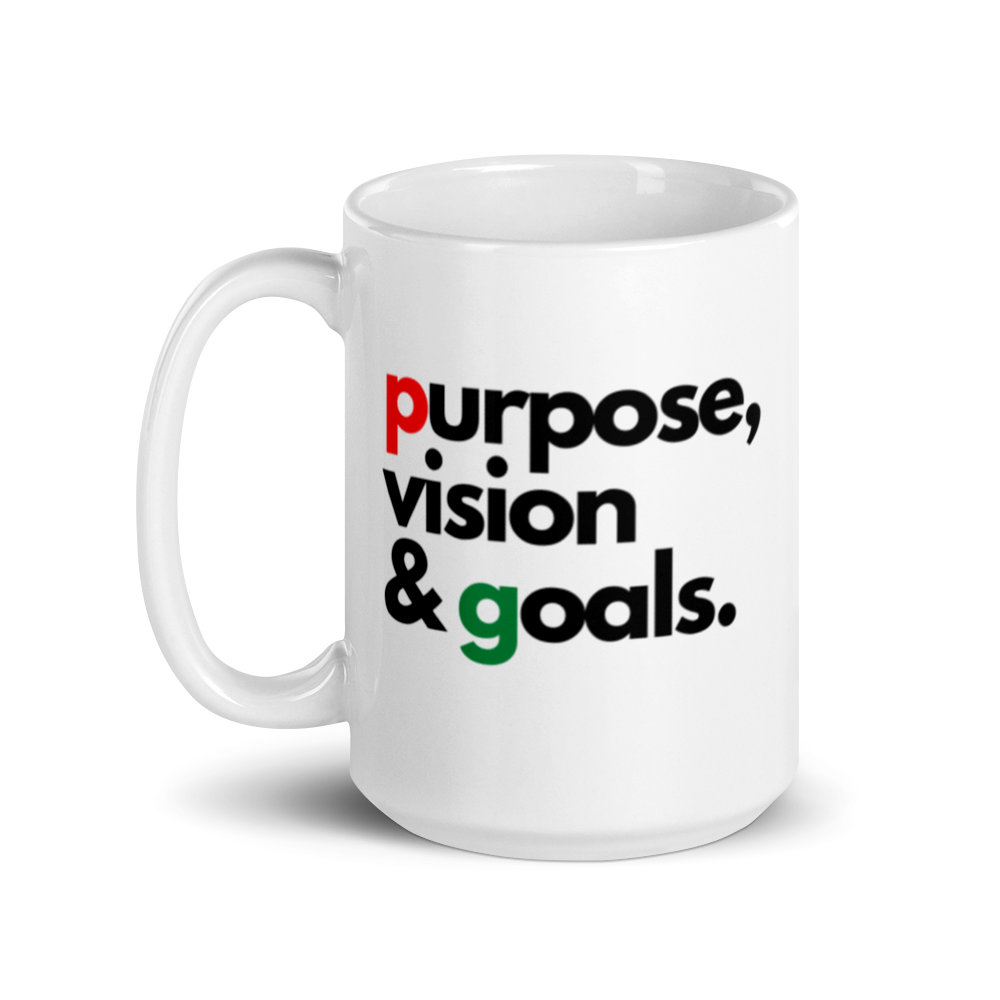 Purpose Vision & Goals Ceramic Mug